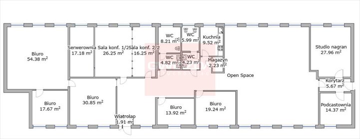 lokal użytkowy na wynajem 460m2 lokal użytkowy Warszawa, Ochota