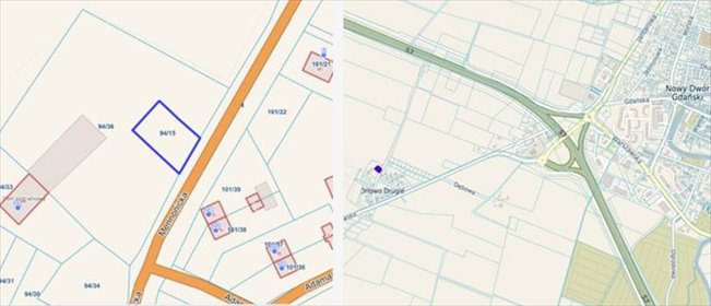 działka na sprzedaż 400m2 działka Orłowo