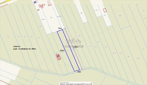 działka na sprzedaż 2100m2 działka Jazgarzew, Leśnych Boginek