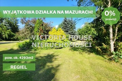 Działka 4293 m² w Regielu (blisko jeziora i plaży) działka Regiel