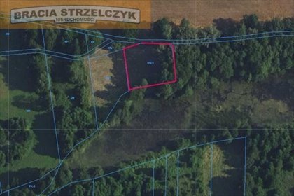 Działka rekreacyjna nad Narwią - media w trakcie, 1032 m² działka Nowa Wieś
