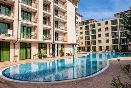 Atrakcyjny 55 m² apartament z widokiem na basen mieszkanie Sunny Beach, Amadeus Lux, Sunny Beach