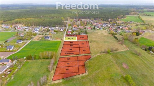 działka na sprzedaż 1107m2 działka Ługi Ujskie