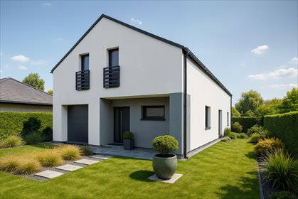 Dom 230 m² w Justynowie do wykończenia – własna aranżacja dom Justynów, Kolejowa