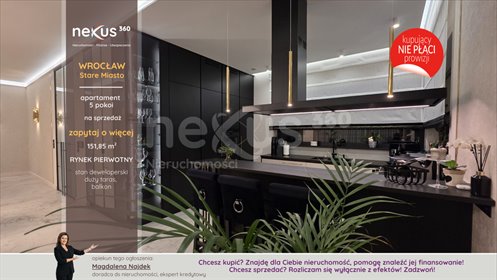 mieszkanie na sprzedaż 152m2 mieszkanie Wrocław, Szczepin, Szczepin, Długa