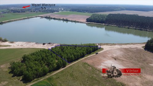 Działka budowlana 2850 m² w Wierzycach - blisko S-5 działka Wierzyce