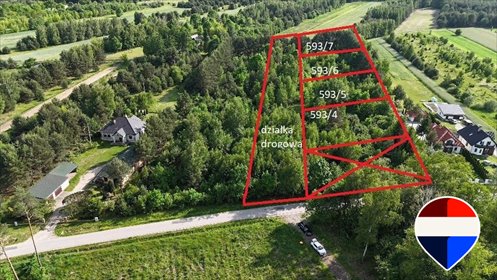 Działka budowlana 1468 m² z dostępem do mediów i prywatną drogą działka Szydłowiecki