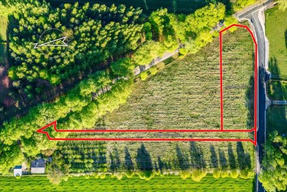 Działka budowlana 2322 m² z WZ pod dom jednorodzinny działka Pasikonie