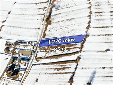 działka na sprzedaż 1278m2 działka Rzepiska, Potok Bryjów