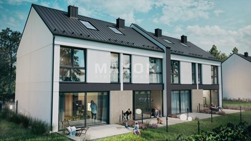 Nowoczesny segment 76 m² w Zielonej Dąbrowie (Łomianki) dom Dąbrowa