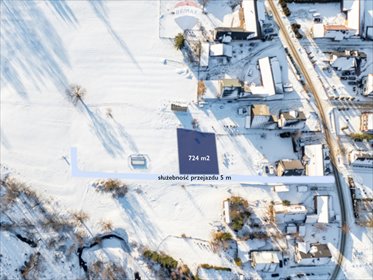 działka na sprzedaż 724m2 działka Ciche