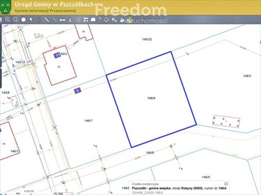 Do sprzedania działka 854 m² z usługami w Różynach działka Różyny, Sadowa