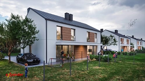 Nowoczesny dom szeregowy 102 m² z ogrzewaniem podłogowym. dom Łódź, Łódź-Górna, Pustynna