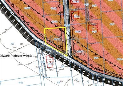 działka na sprzedaż 1488m2 działka Borowina, Zawiejska