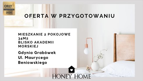 mieszkanie na sprzedaż 34m2 mieszkanie Gdynia, Grabówek, Maurycego Beniowskiego