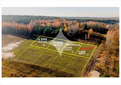 działka na sprzedaż 1031m2 działka Wasilków