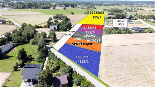 działka na sprzedaż 1463m2 działka Gadka, Majorat