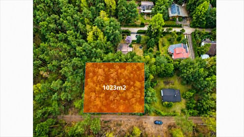 Działka 1023m² pod lasem, WZ w toku, ogrodzona, woda działka Rosanów, Poprzeczna