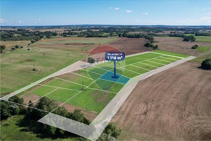 działka na sprzedaż 1141m2 działka Będzino