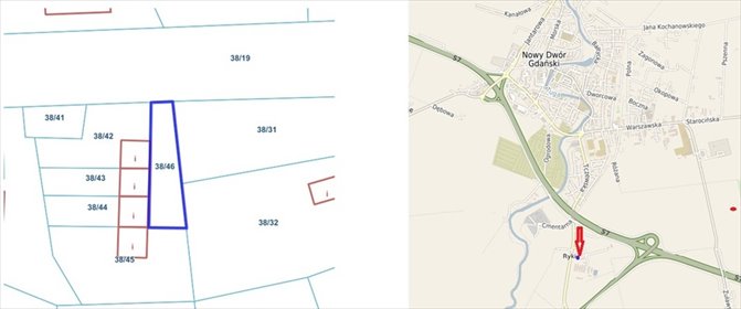 Działka 96 m² w Rychnowie Żuławskim - polecam! działka Rychnowo Żuławskie