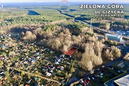 działka na sprzedaż 723m2 działka Zielona Góra, Giżycka