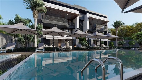Nowoczesny 4-pokojowy apartament z basenem i Smart Home mieszkanie Yeşilbayır, Yeşilbayır, Döşemealtı, Antalya