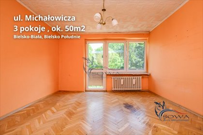 Funkcjonalne 3-pokojowe mieszkanie z balkonem w centrum Bielska mieszkanie Bielsko-Biała, Bielsko Południe