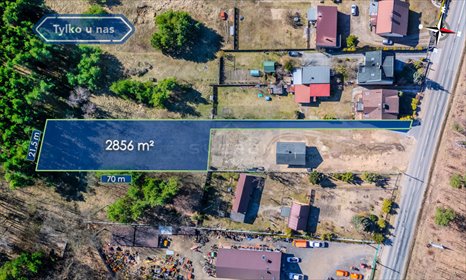 działka na sprzedaż 1517m2 działka Panki, Częstochowska