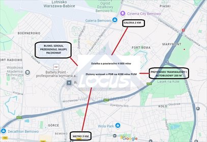 działka na sprzedaż 4799m2 działka Warszawa, Bemowo, Powstańców Śląskich