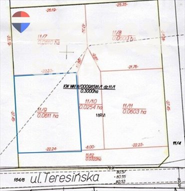 Działka 611 m² pod dom w Ruda, MPZP - zapraszam działka Ruda, Teresińska