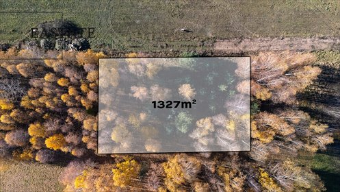 Działka budowlana 1327 m² z mediami w Kaleń Towarzystwo działka Kaleń