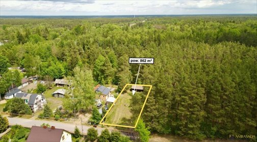 działka na sprzedaż 862m2 działka Planta