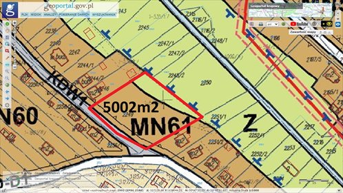 działka na sprzedaż 5002m2 działka Daleszyce, Polna