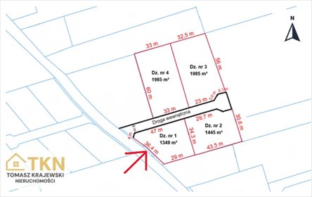 Działka 1349 m² w Niemieryczewie - lasy i rekreacja działka Niemieryczew, Niemieryczew