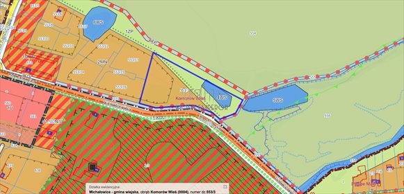 Na sprzedaż działka 6600 m² w Komorowie z mediami działka Komorów, Sanatoryjna