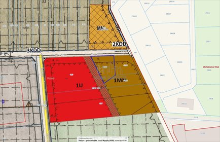 Działka 1033 m² pod dom jednorodzinny, media polecam działka Wypędy, Pałacowa