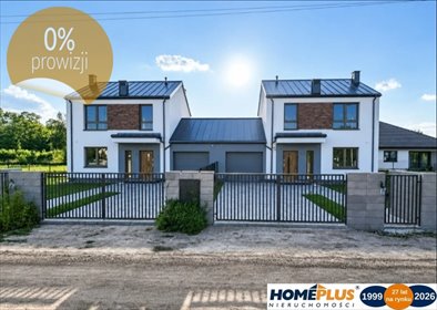 Do sprzedania nowoczesny bliźniak 130 m² z garażem i dużą działką dom Wieliszew