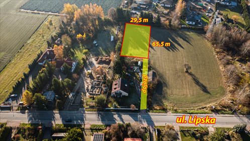 działka na sprzedaż 2110m2 działka Lublin, Lipska