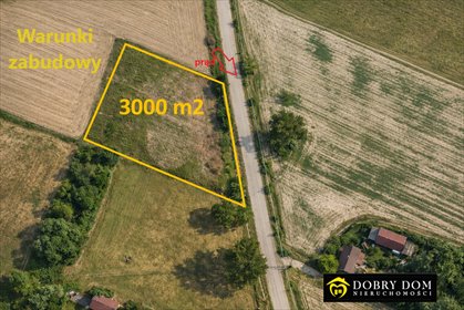 Na sprzedaż działka siedliskowa 3000 m² z warunkami zabudowy działka Rafałówka