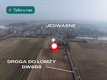 działka na sprzedaż 10200m2 działka Jedwabne, Łomżyńska