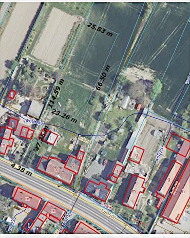 działka na sprzedaż 1944m2 działka Łosiów, Główna