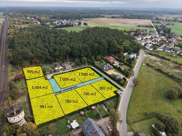 Polecam działki budowlane 981 m² w Smętowie Granicznym działka Smętowo Graniczne, Sportowa