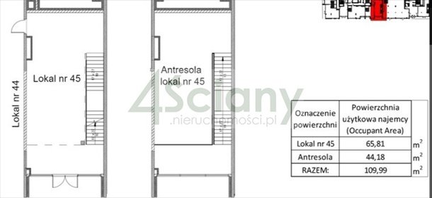 lokal użytkowy na wynajem 110m2 lokal użytkowy Warszawa, Mokotów