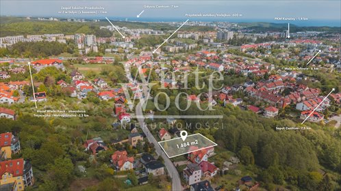 Polecam inwestycję 4 domy z garażami w Wielkim Kacku działka Gdynia, Wielki Kack, Źródło Marii