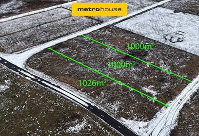 działka na sprzedaż 1000m2 działka Świniowice