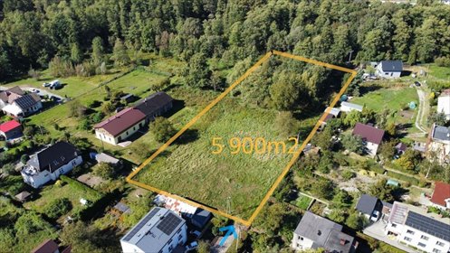 działka na sprzedaż 5900m2 działka Długołęka, Karola Miarki