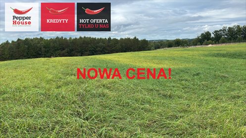 działka na sprzedaż 1051m2 działka Łebno