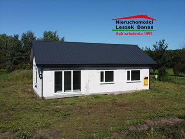 Dom w stanie surowym z nowoczesnymi oknami i drzwiami - 102 m² dom Okrągła Łąka