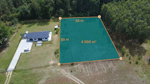 działka na sprzedaż 4000m2 działka Biały Bór, Rydzowa