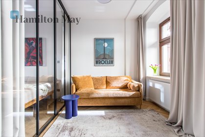 Polecam stylowe 40 m² mieszkanie w odrestaurowanej kamienicy mieszkanie Wrocław, Śródmieście, Szczytnicka